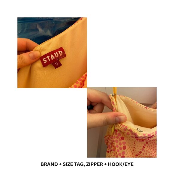 NWOT Staud Ashlyn Dress - Size 12 - Picture 6 of 14